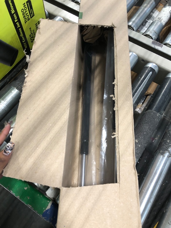 Photo 1 of 28 inch 200 lb Gas Struts Shock Prop, 28" 890N/200LB Gas Struts, 2Pcs Set Lift-Support with L-Type Mounting Brackets for Heavy-Duty RV Bed Murphy Bed Trap Door Shed Door, ARANA 28 inch 200LB