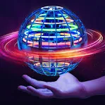 Photo 1 of Flying Orb Ball (Tech Blue) Bring Magic into Reality, Flying Ball Toy, Cool Stuff with LED Lights, Cosmic Globe Boomerang Ball with Endless Tricks, Ideal Gifts for Boys and Girls