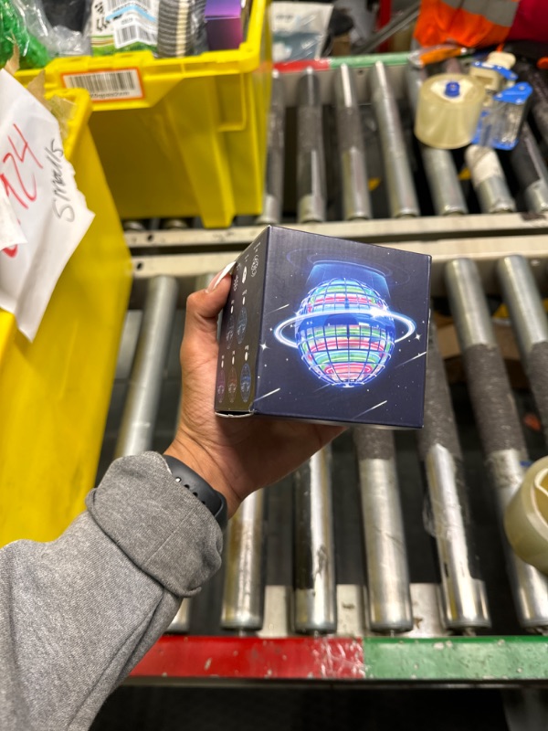 Photo 1 of Flying Orb Ball 2023 Upgraded - Hover Orb Magic Light Up Orb Flying Spinner Mini Drone Cosmic Globe for Kids Teens Adults Flying Ball Orbit Ball for Birthday Gift Family Gatherings Christmas (Gray)