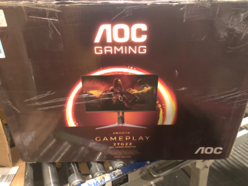 Photo 2 of AOC Gaming 24G2S 24” Frameless Gaming Monitor, Full HD 1920x1080, 165Hz 1ms, Adaptive-Sync, Height Adjustable Stand, Black 24" FHD | VA 165Hz Low Latency