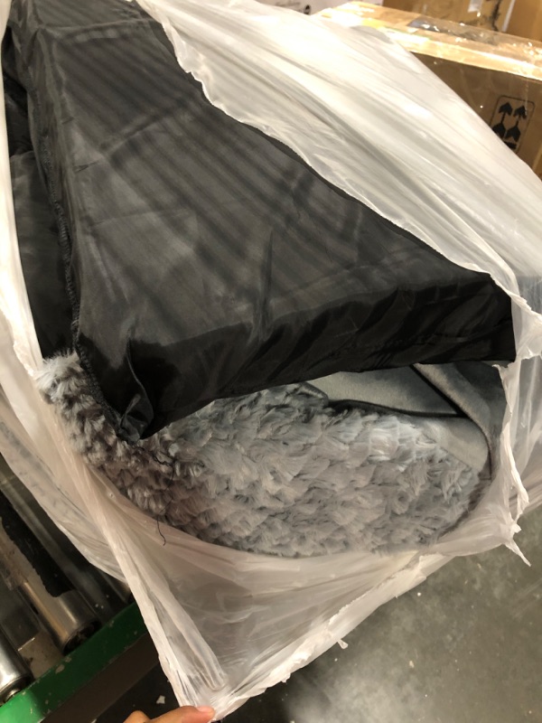 Photo 1 of Casa Paw Orthopedic Dog Beds for Extra Large Dogs, Waterproof Dog Beds XLarge, Memory Foam Dog Couch Bed, Comfy Bolster Pet Bed with Removable Washable Cover, Nonskid Bottom (X-Large, Grey) U-shaped Bolster X-Large (45"x35"x8") Grey