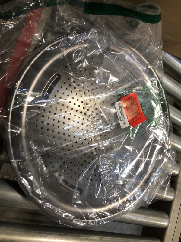 Photo 1 of Airbake Natural Large Aluminum Pizza Pan, 15.75in
