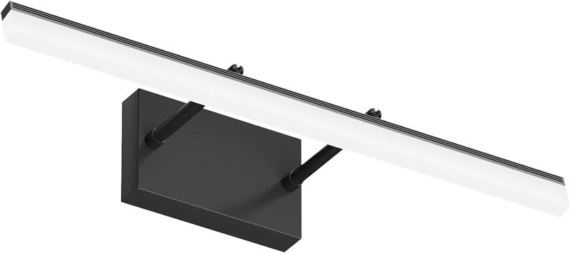 Photo 1 of Aipsun 24 inch Black LED Vanity Light Adjustable Modern Bathroom Vanity Light Fixtures Over Mirror 5500K