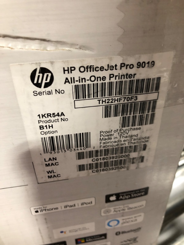 Photo 5 of HP OfficeJet Pro Premier All-in-One Wireless Printer - includes 2 Years of Ink Delivered, plus Smart Tasks Smart Office Productivity, Works with Alexa (1KR54A)