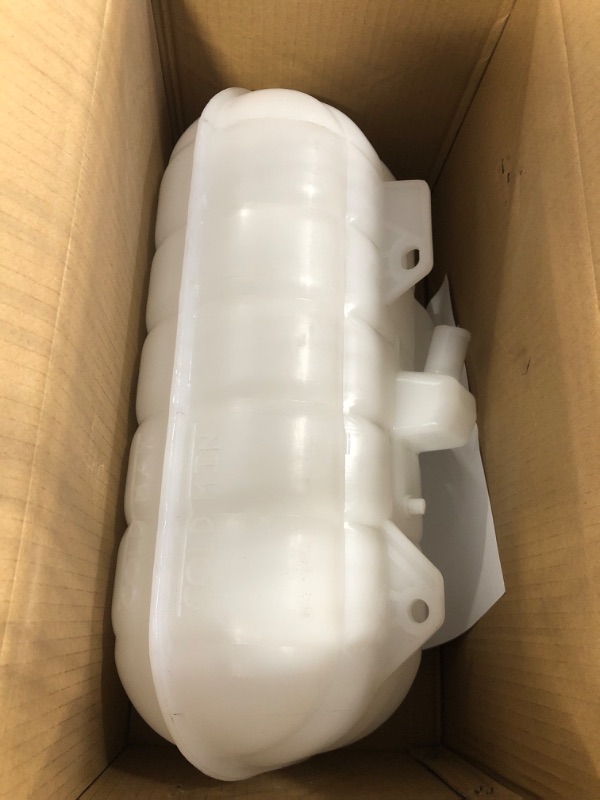 Photo 2 of labwork Coolant Reservoir Fluid Overflow Plastic Bottle Housing w/Cap Replacement for Freightliner Columbia 120 112 Century Class 603-5201