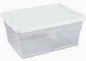 Photo 1 of 16qt. storage box 12pcs
