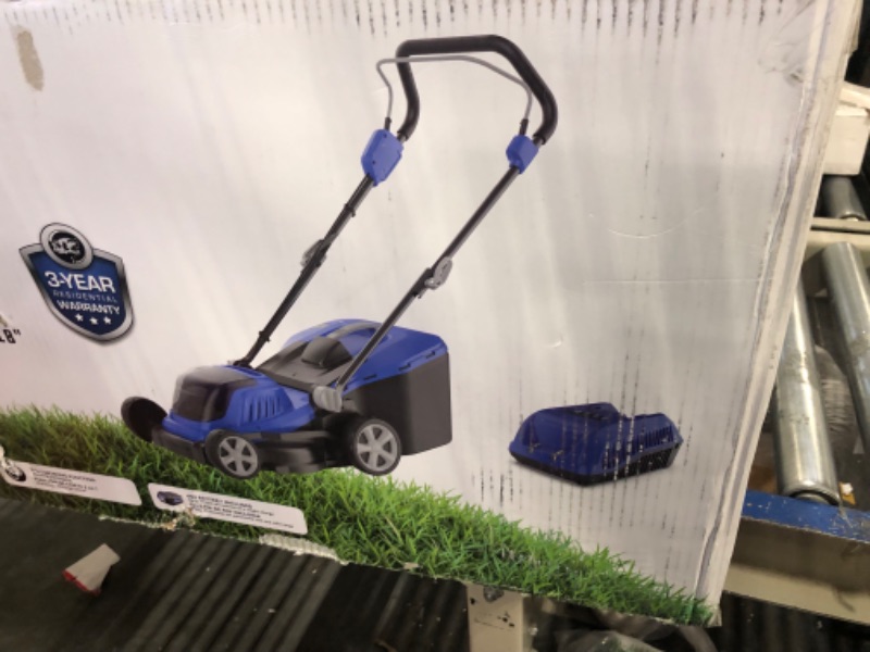 Photo 3 of **USED** ** FOR PARTS** Lawn Mower 40V Brushless 18" Cordless & 20V Weed Wacker, Leaf Blower, Wheeled Edger Kit Electric with 2 * 2Ah Push+ Kit Electric 2*2AH