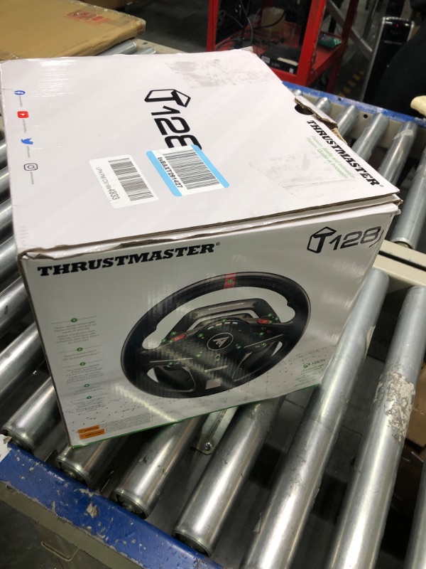 Photo 1 of Thrustmaster T128X, Force Feedback Racing Wheel with Magnetic Pedals (Xbox Series X|S, Xbox One, PC) T128 Xbox | PC