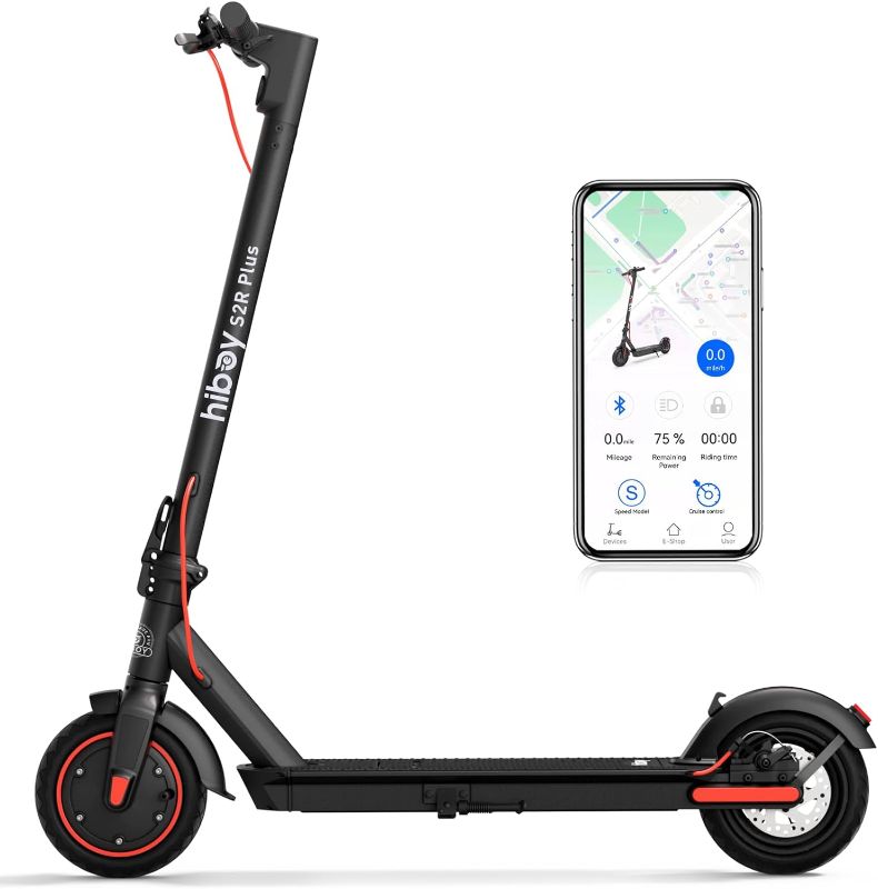 Photo 1 of Hiboy S2 Pro Electric Scooter, 500W Motor, 10" Solid Tires, 25 Miles Range, 19 Mph Folding Commuter Electric Scooter for Adults (Optional Seat)