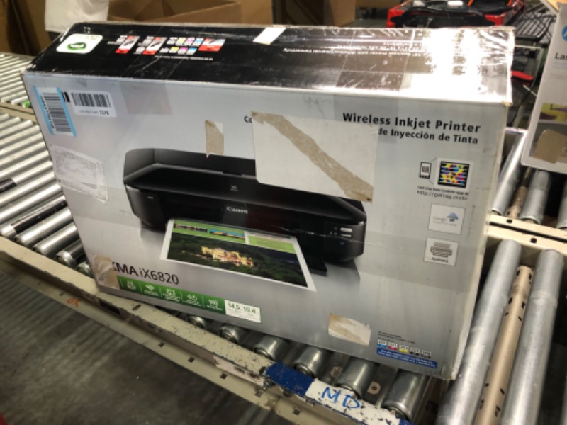 Photo 1 of Canon Pixma iX6820 Wireless Business Printer with AirPrint and Cloud Compatible, Black
