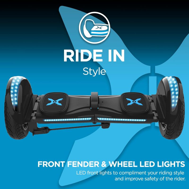 Photo 1 of Hover-1 Rogue Electric Folding Hoverboard | 9MPH Top Speed, 7 Mile Range, 5HR Full-Charge, Built-in Bluetooth Speaker, Rider Modes: Beginner to Expert Black