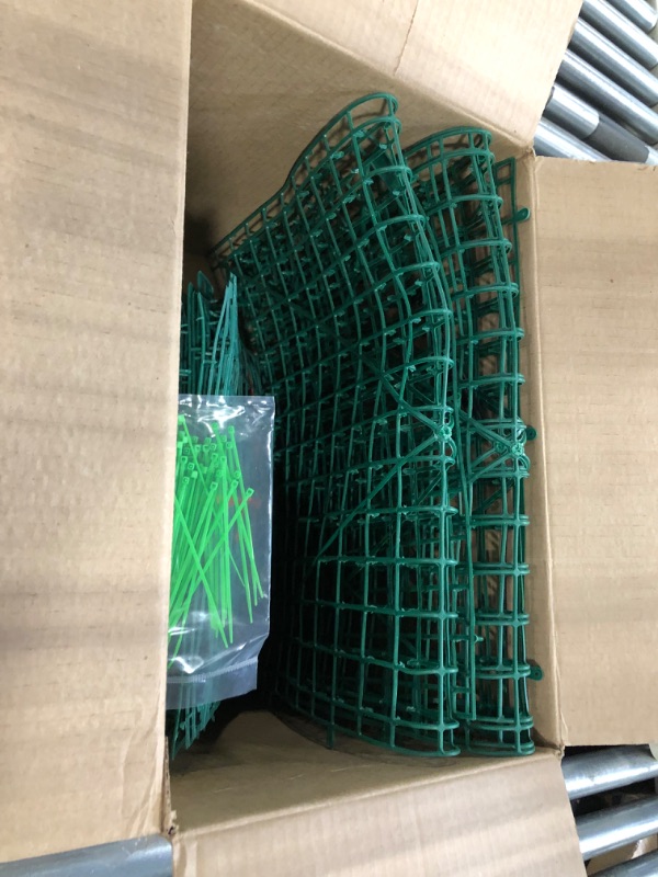 Photo 1 of 12 Pcs Artificial Flower Grid Panels, DIY Flowers Wall Frames, 10x10 inches Grid Wall Panels, Plastic Flower Wall Panel for Wedding Party Decoration,Flower Grids,Artificial Flowers Plant Base