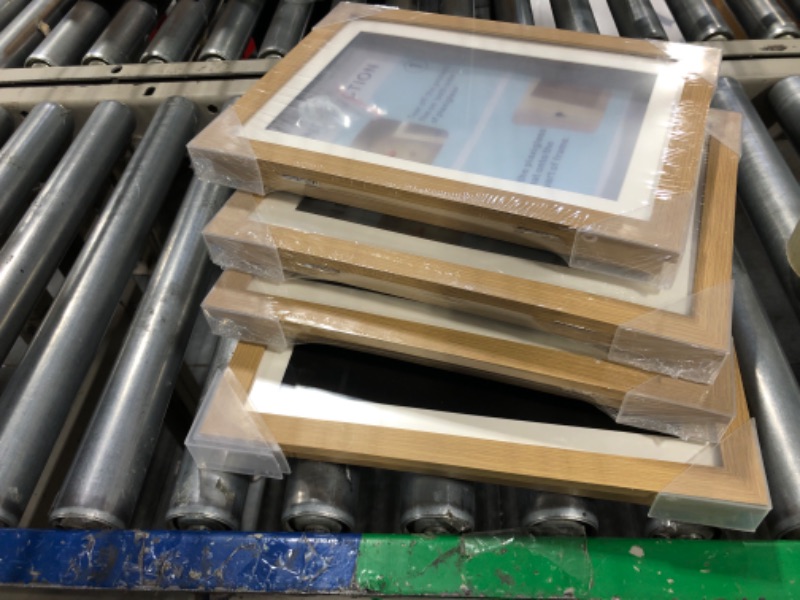 Photo 1 of set of 4 wooden frames 
