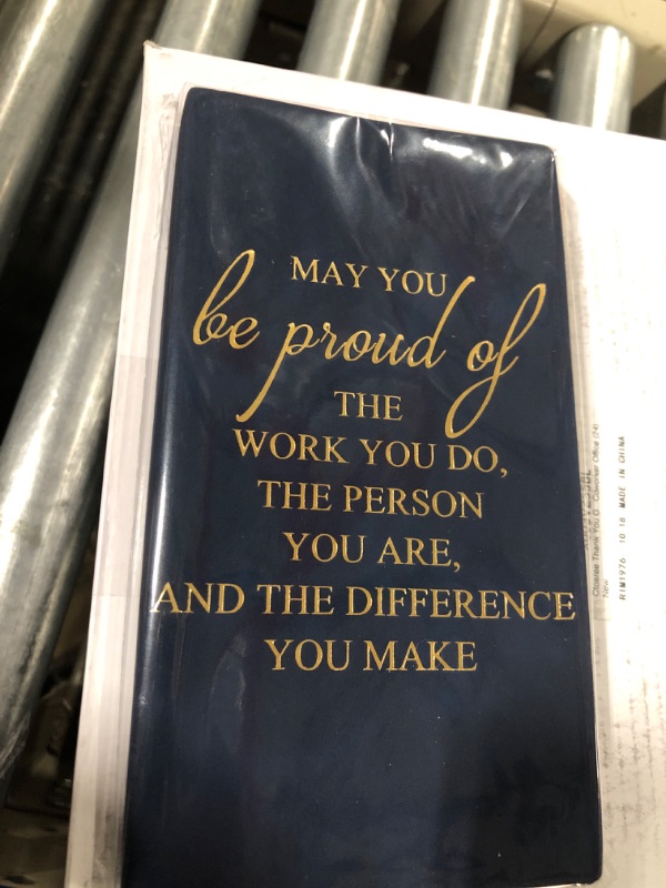 Photo 2 of Ctosree 24 Pack Thank You Gifts A6 Leather Journal Bulk May You Be Proud of The Work Sign Appreciation Employee Gifts Notebook Small Notepad Inspirational Gift for Employee Women Men Coworker Office