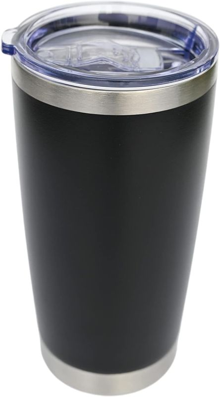 Photo 1 of 20oz Tumbler Double Wall Vacuum Insulated Coffee Mug Stainless Steel Coffee Cup with Lid, Travel Mug Works Great for Ice Drink, Travel Coffee Mug, Tumbler, Hot Beverage