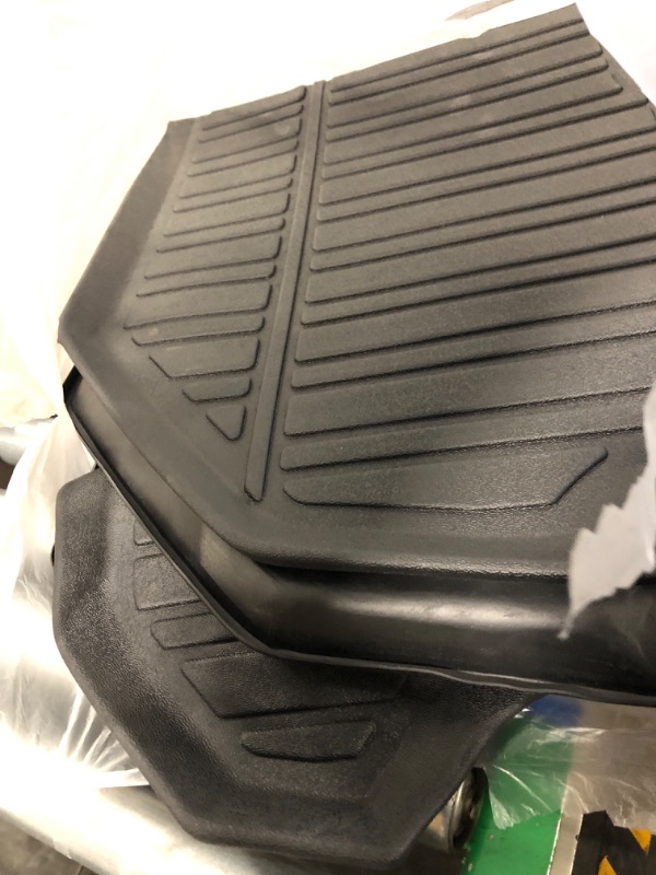 Photo 2 of BestEvMod for Rivian R1T R1S All-Weather Front Trunk Mat TPE Material Rubber Cargo Liner Compatible with Rivian R1T R1S 2022 2023 Accessories (Upper + Lower Layer)