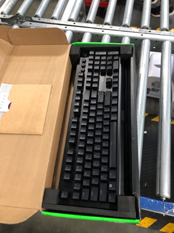 Photo 3 of Razer BlackWidow V3 Pro Mechanical Wireless Gaming Keyboard: Yellow Mechanical Switches - Linear & Silent - Chroma RGB Lighting - Doubleshot ABS Keycaps - Transparent Switch Housing - Bluetooth/2.4GHz