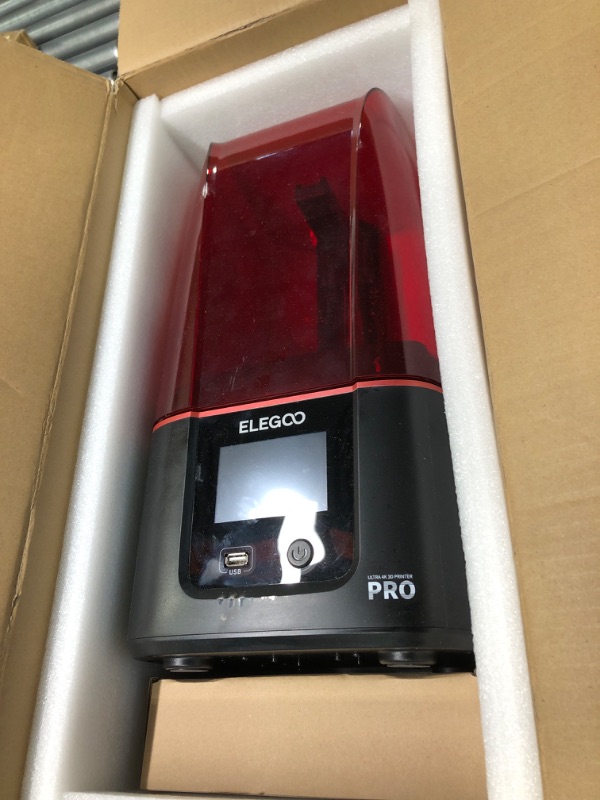 Photo 1 of ELEGOO Resin 3D Printer, Mars 3 Pro MSLA 3D Printer with 6.6-Inch Ultra 4K Monochrome LCD, Print Size of 143.43 × 89.6 × 175 m³/5.647 × 3.52 × 6.8 in³ and Replaceable Activated-Carbon