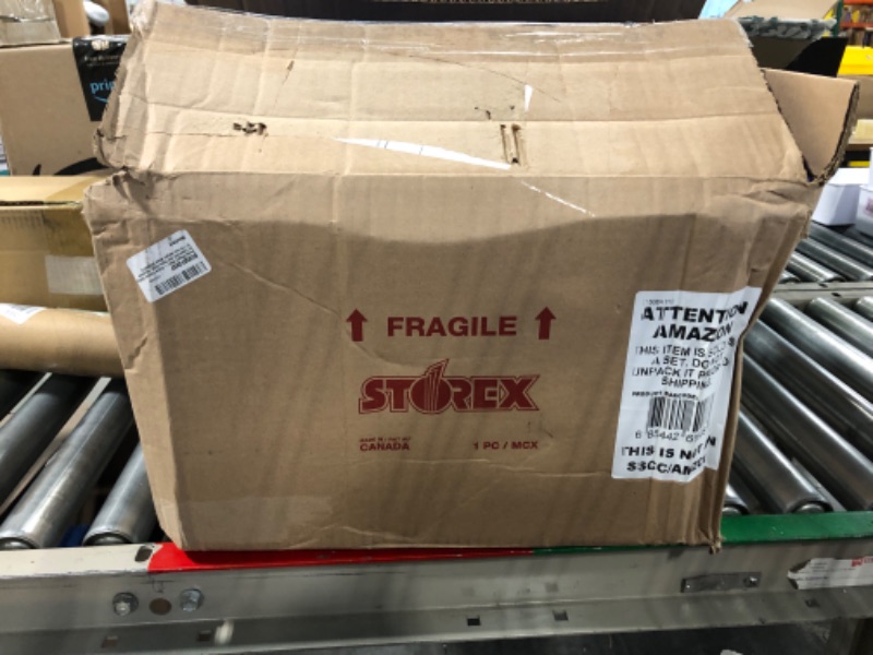 Photo 2 of ***Minor Scratch Across Top***Storex Corrugated Storage Boxes, (STX61508U06C)