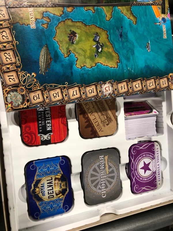 Photo 1 of Ticket to Ride Europe Board Game 15th Anniversary Deluxe Edition | Family Board Game | Train Game | Ages 8+ | For 2 to 5 players | Average Playtime 30-60 minutes | Made by Days of Wonder