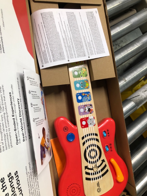 Photo 3 of Baby Einstein Together in Tune Guitar? Safe Wireless Wooden Musical Toddler Toy, Magic Touch Collection, Age 6 Months+ Connected Guitar