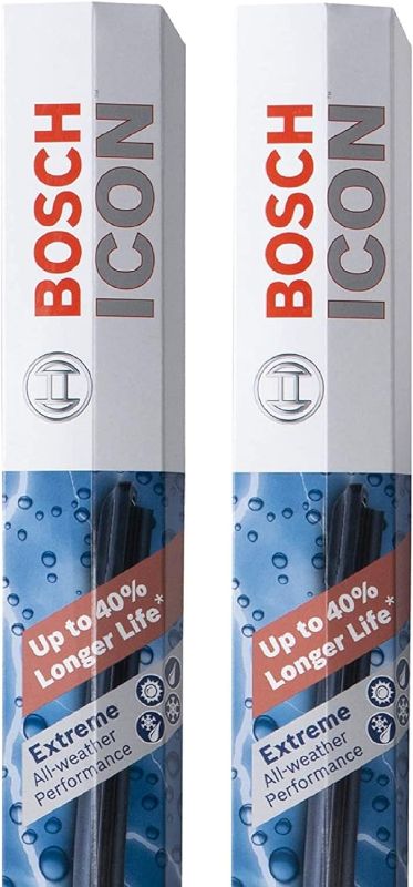 Photo 1 of BOSCH 26A18A ICON Beam Wiper Blades - Driver and Passenger Side - Set of 2 Blades (26A & 18A)