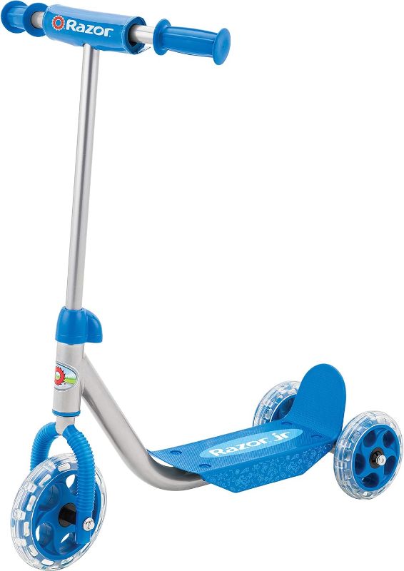 Photo 1 of **NEEDS NEW HANDLE*** Razor Jr. Lil' Kick Scooter blue Frustration-Free Packaging