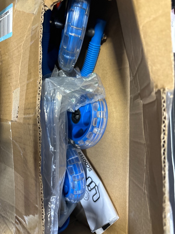 Photo 4 of **NEEDS NEW HANDLE*** Razor Jr. Lil' Kick Scooter blue Frustration-Free Packaging