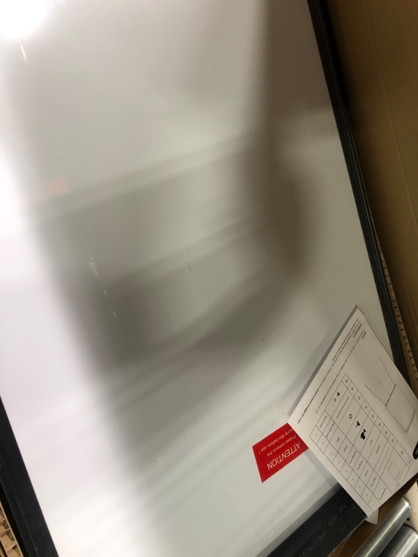 Photo 1 of DexBoard Dry Erase Easel 24" x 36"|Height Adjustable Magnetic White Board Easel with Tripod Stand|Office Presentation Board w/Flipchart Pad, Magnets & Eraser, Black