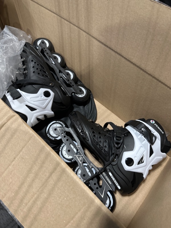 Photo 3 of Rollerblade Zetrablade Men's Adult Fitness Inline Skate, Black and Silver, Performance Inline Skates
