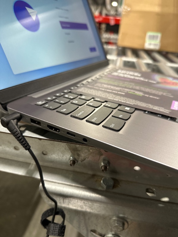 Photo 4 of Lenovo IdeaPad 3 14" FHD Laptop Intel Core i7-1165G7 8GB RAM 512GB SSD Intel Iris X Graphics Arctic Grey - Intel Core i7-1165G7 Processor - 1920 x 1080 Full HD Resolution - Intel Iris X Graphics