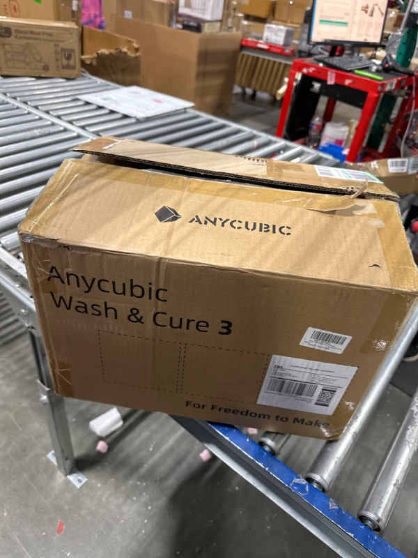 Photo 2 of ANYCUBIC Wash and Cure Station, Newest Upgraded 2 in 1 Wash and Cure 2.0 Machine for Mars Anycubic Photon S Photon Mono LCD SLA DLP 3D Printer Models UV Rotary Curing Resin Box