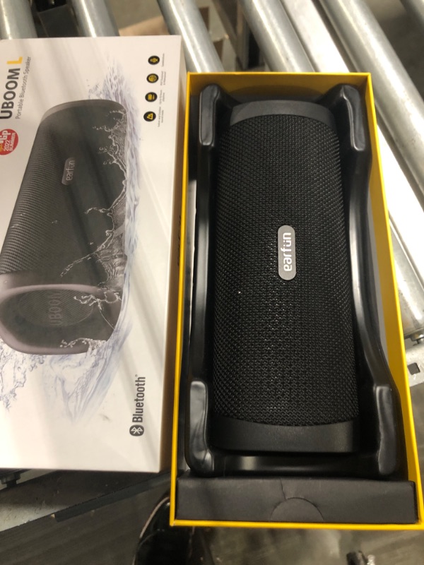 Photo 3 of Bluetooth Speaker, EarFun UBOOM L Portable Speaker 28W Loud Stereo Sound, Rich Bass, IP67 Waterproof & Dustproof, Dual Pairing, Built-in Mic, Low Latency, Wireless Speaker for Party, Indoor & Outdoor