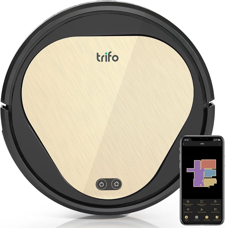 Photo 1 of ***** FOR PARTS STOPS RANDOMLY*** Trifo Emma Robot Vacuum Cleaner Wi-Fi Connected, Alexa/Google Assistant Voice Control, 4000Pa Strong Suction, Schedule Cleaning Self-Charging Smart Robotic Vacuums for Pet Hair/Carpet/Hard Floor (8D)