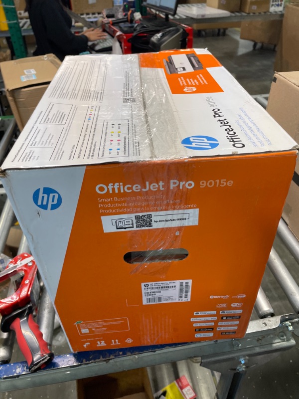 Photo 4 of HP OfficeJet Pro 9015e Wireless Color All-in-One Printer with bonus 6 months Instant ink with HP+ (1G5L3A),Gray