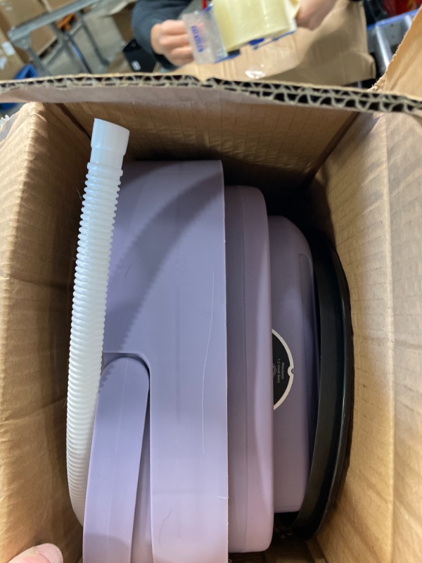 Photo 1 of **USED** MacLehose Portable Washing Machineand Dryer Combo,8L, Mini Washing Machine, Portable Washer?Foldable, For Baby Clothes, Underwear or Small Items, Camping&Travel Laundry?Apartments, Dorm purple