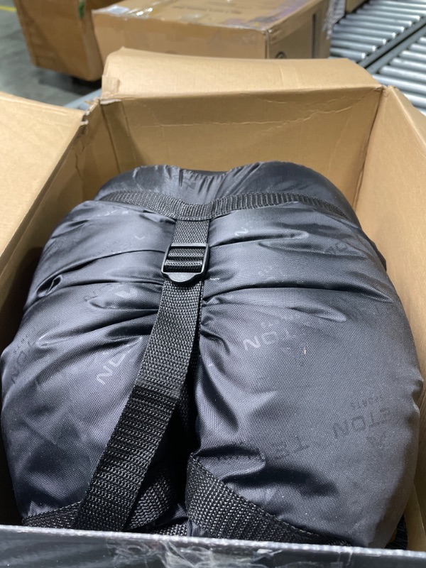 Photo 2 of TETON Sports Tracker Ultralight Double Sleeping Bag; Lightweight Backpacking Sleeping Bag for Hiking and Camping Outdoors; Compression Sack Included; Never Roll Your Sleeping Bag Again