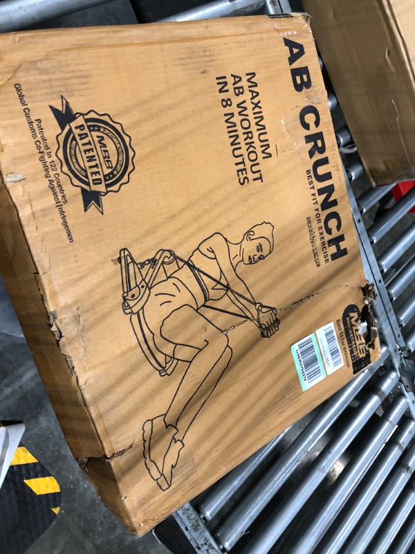 Photo 1 of ** SOLD AS IS, NO REFUND/RETURN** SEE COMMENTS!
 Fitness-abs Exercise Equipment ab Machine for Abs and Total Body Workout, Home Gym Fitness Equipment for All Ages. BLACK
