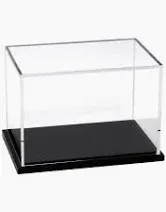 Photo 1 of Acrylic Display Box with Black Base