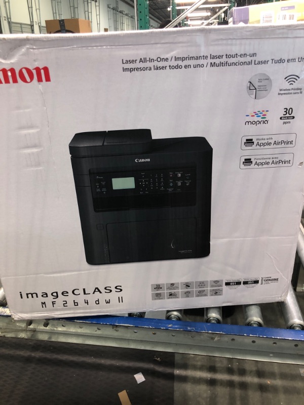 Photo 3 of Canon imageCLASS MF264dw II Wireless Monochrome Laser Printer, Print, Copy and Scan, with Auto Document Feeder,Black MF262dw II (New Model) Printer