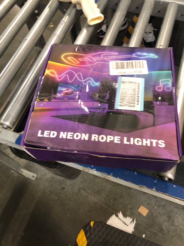 Photo 2 of LETIANPAI 100Ft RGB Rope Lights, App/Remote Control, Flexible Rope Lights, Multiple Modes, Outdoor Waterproof, Music Sync, Gaming Strip Lights for Bedroom and Indoor 100FT(Neon Rope Lights)