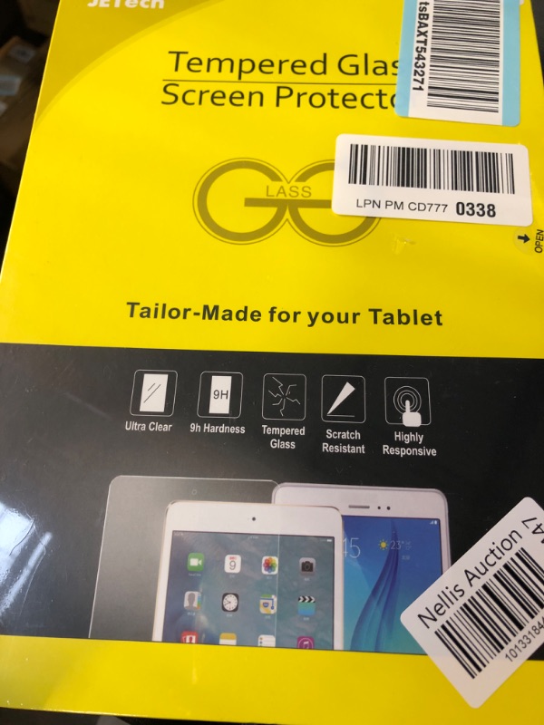 Photo 1 of JETech Screen Protector for iPad (10.2-Inch, 2021/2020/2019 Model, 9/8/7 Generation), Tempered Glass Film, 1-Pack