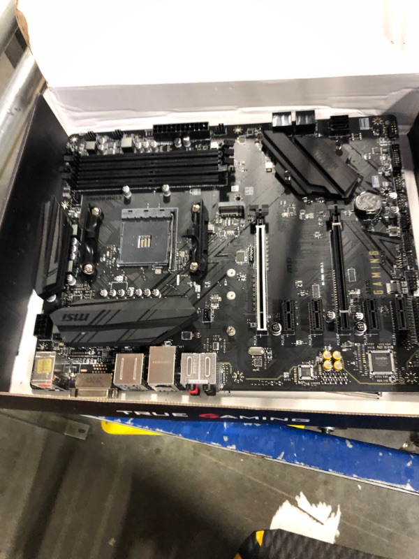 Photo 3 of MSI B550 Gaming GEN3 Gaming Motherboard (AMD AM4, DDR4, PCIe 3.0, SATA 6Gb/s, M.2, USB 3.2 Gen 1, HDMI, ATX, AMD Ryzen 5000/4000 Series Processors)