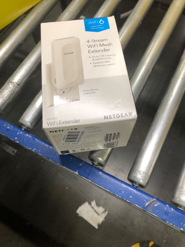 Photo 2 of NETGEAR WiFi 6 Mesh Range Extender (EAX15) - Add up to 1,500 sq. ft. and 20+ Devices with AX1800 Dual-Band Wireless Signal Booster & Repeater (up to 1.8Gbps Speed), WPA3 Security, Smart Roaming 1.8 Gbps, WiFi 6 | Wallplug