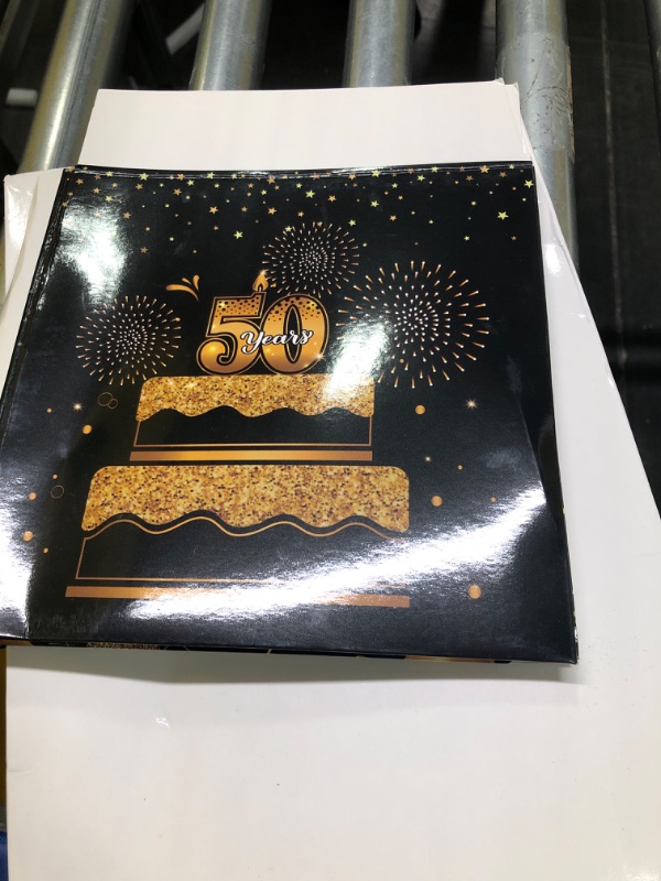 Photo 3 of 50th Birthday Party Message Card Box Cheers to 50 Years Advice and Wishes Card Box for Adults 50th Birthday Decorations Greeting Card Party Supplies 50th Anniversary Decor Tables Sign Decor