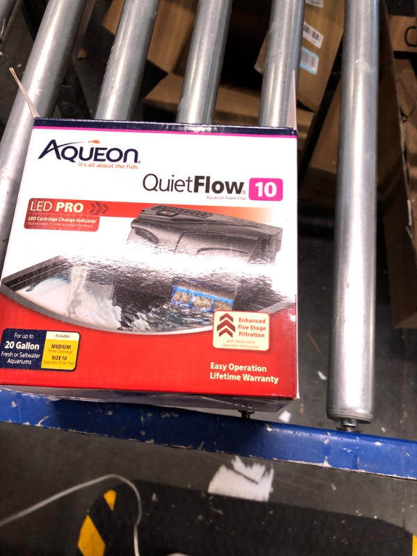 Photo 2 of Aqueon QuietFlow 10 LED Pro Aquarium Power Filter