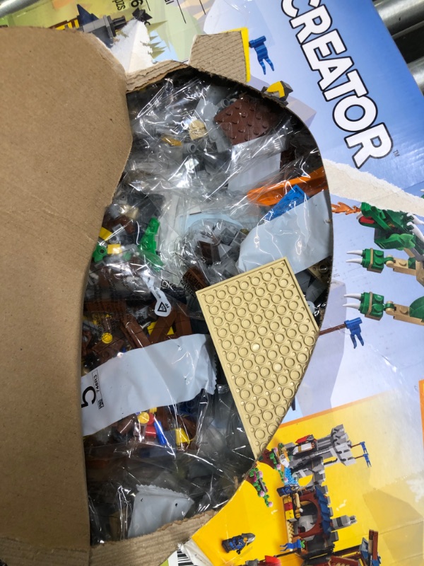 Photo 3 of ******NOT COMPLETE SET******
 LEGO Creator 3in1 Medieval Castle 31120 Building Toy Set for Kids, Boys, and Girls Ages 9+ (1,426 Pieces) Standard Packaging
