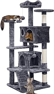 Photo 1 of aheetech 54in Cat Tree Tower Condo Furniture Scratch Post for Kittens Pet House Play