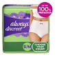 Photo 1 of Always Discreet Adult Incontinence Underwear for Women, Size S/M, 32 CT