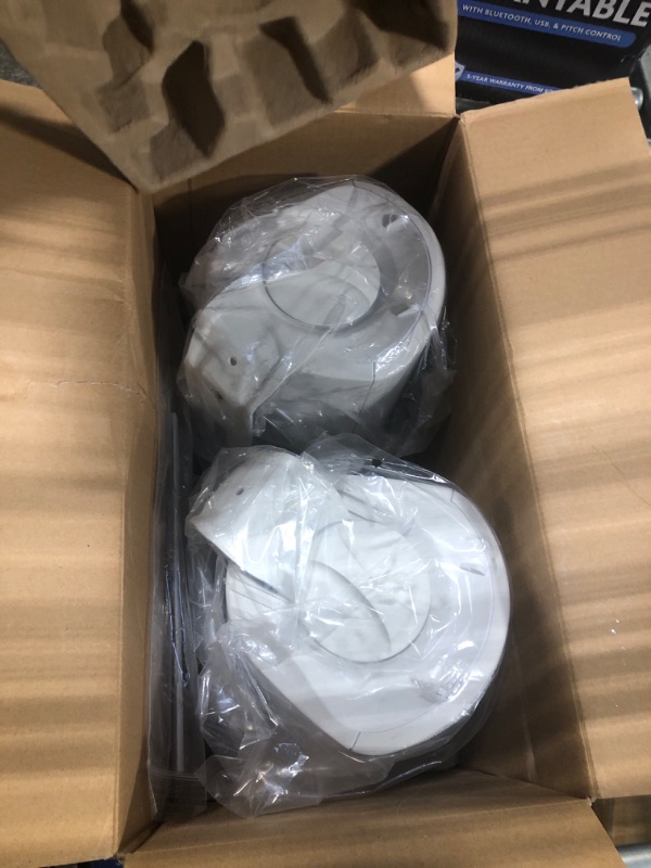 Photo 1 of Polk Audio Atrium 4 Outdoor Speakers with Powerful Bass (Pair, White), All-Weather Durability, Broad Sound Coverage, Speed-Lock Mounting System